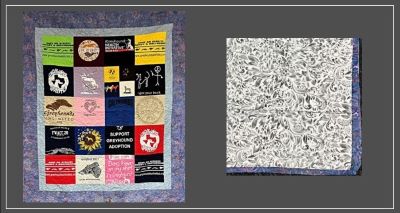 picture of quilt which can be won by making donation