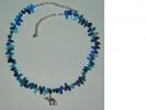 Blue Glass Beaded Necklace - Click For Enlargement