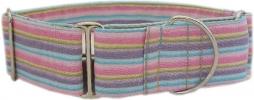 Fancy Collar: MB310-1.5 Cotton Candy Stripe Cotton Percale - Click For Enlargement