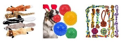 items requested for donation - dog toys